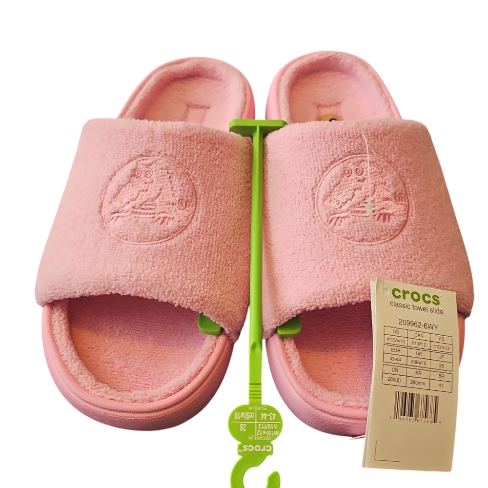 Sandals Crocs Classic Towel Slide  Size 12